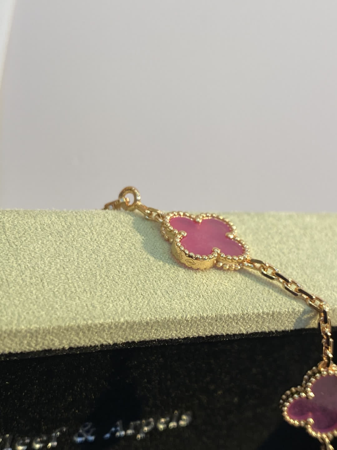 Van Cleef & Arpels Alhambra Pink Gold Necklace
